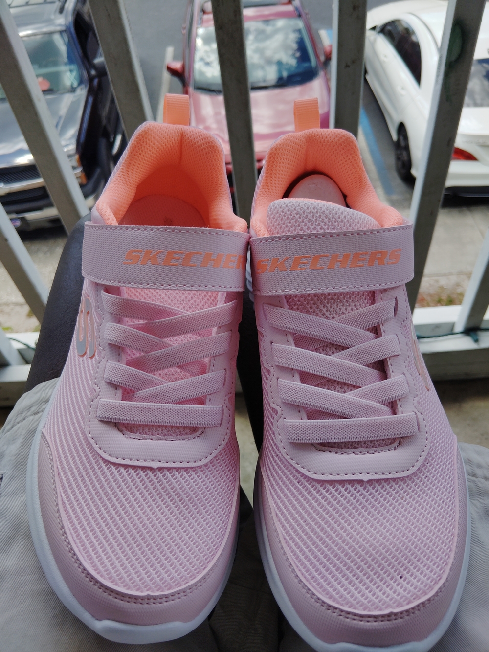 Skechers Girls' Pink Athletic Sneakers
